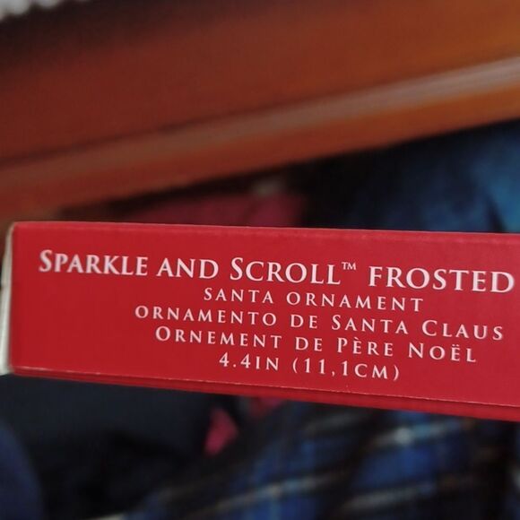 LENOX SETOF 2  Collectors Silver /W Jewels Santa &MrSnowMan New  4x4 - Picture 11 of 12